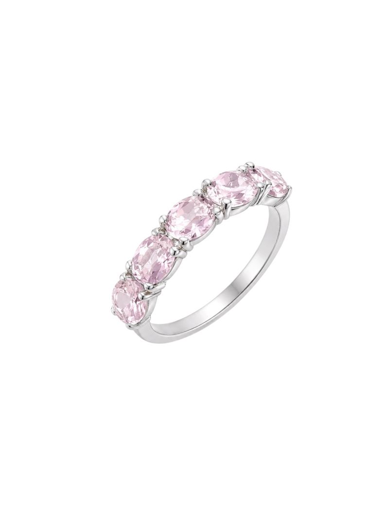 Anel Aparador 5 Pontas, Folheado a Ouro 18k e Prata 925 - Rosa