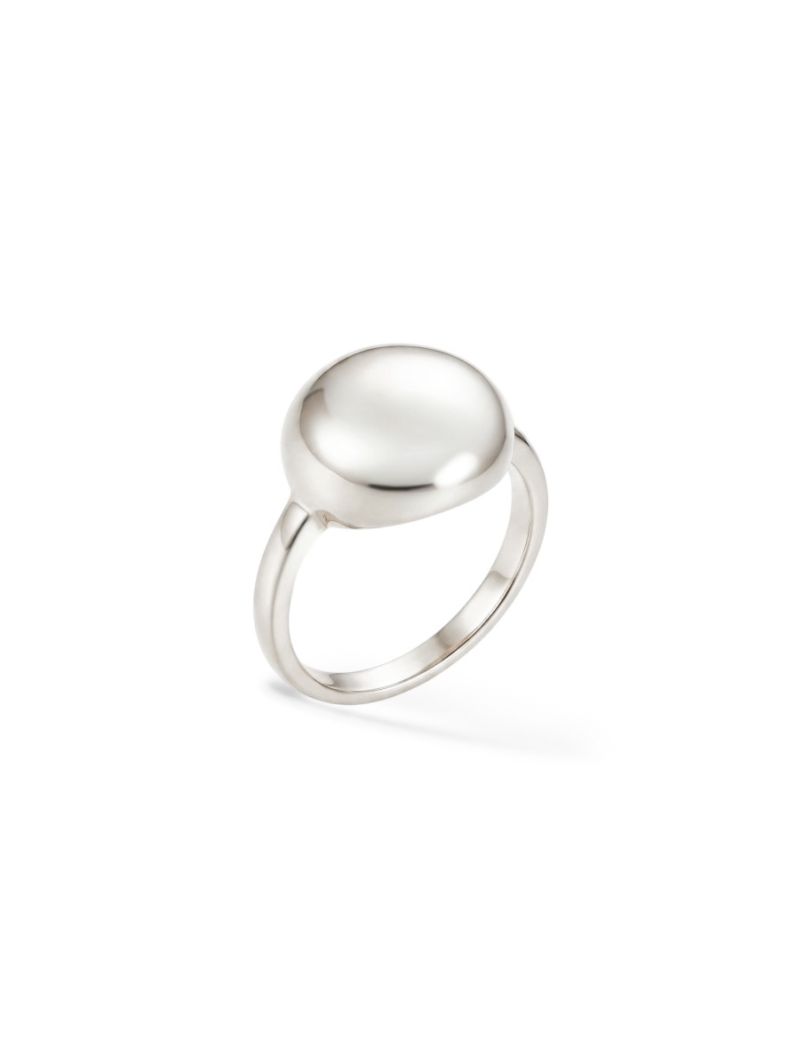 Anel Folheado a Ouro 18k e Prata Liso