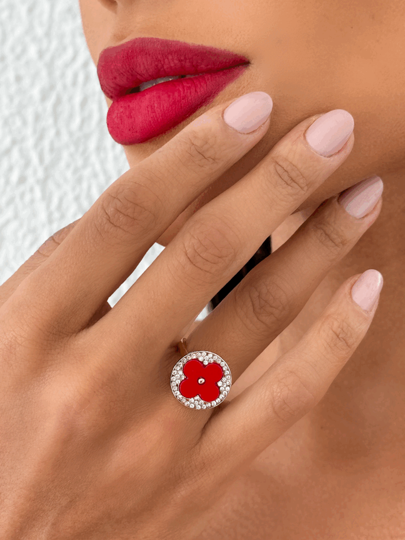 Anel Folheado a Ouro 18k Inspiração