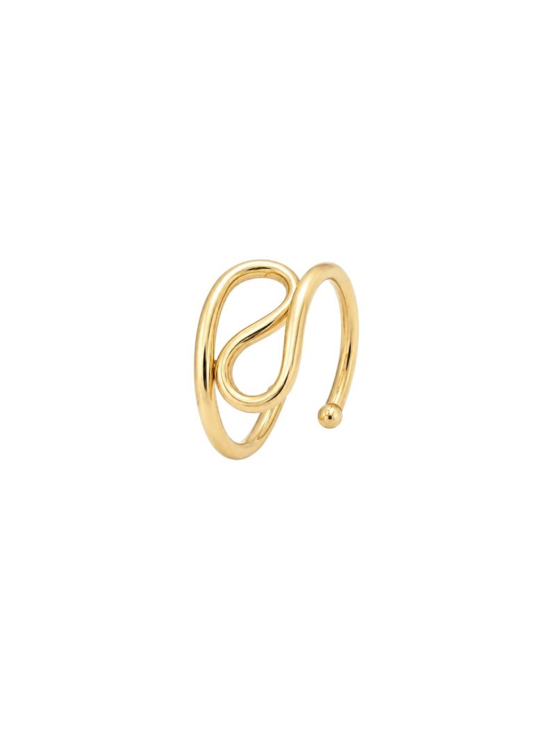 Anel Regulável Folheado a Ouro 18k Mini Clarisse