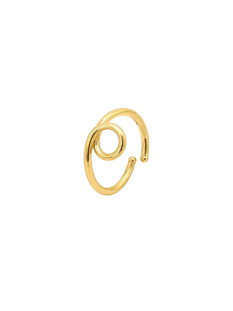 Anel Regulável Folheado a Ouro 18k Nina
