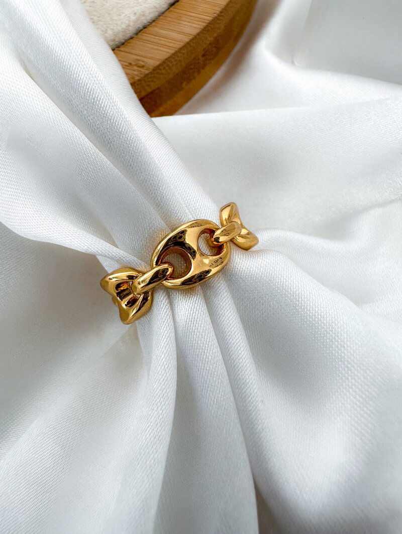 Anel Semijoia Inspiração Alta Joalheria