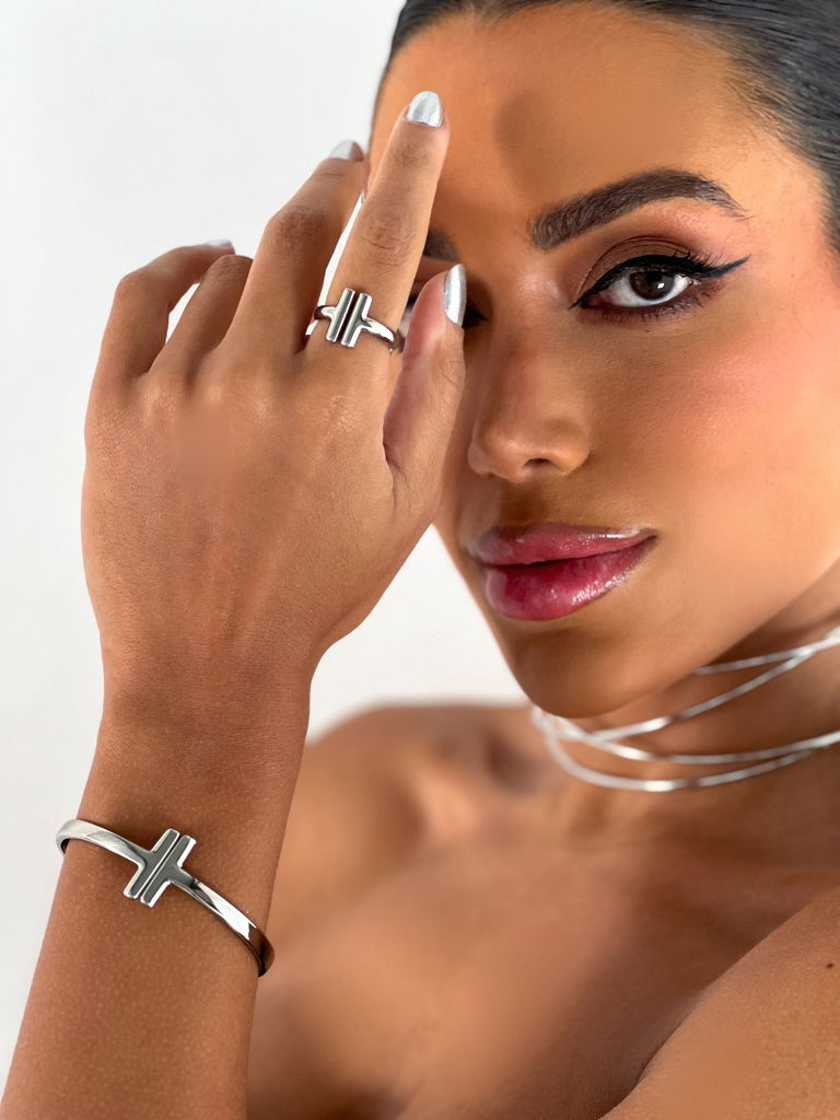 Anel Semi Joia Inspiração Tifanny