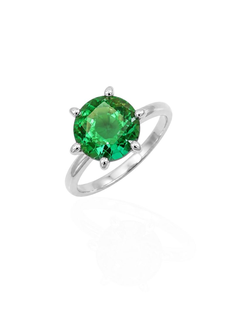 Anel Zircônia Virginia Banhados no Ouro e no Diamante - 12mm