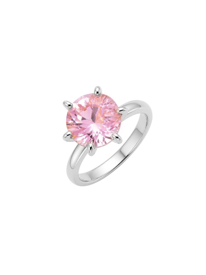 Anel Zircônia Virginia Banhados no Ouro e no Diamante - 12mm