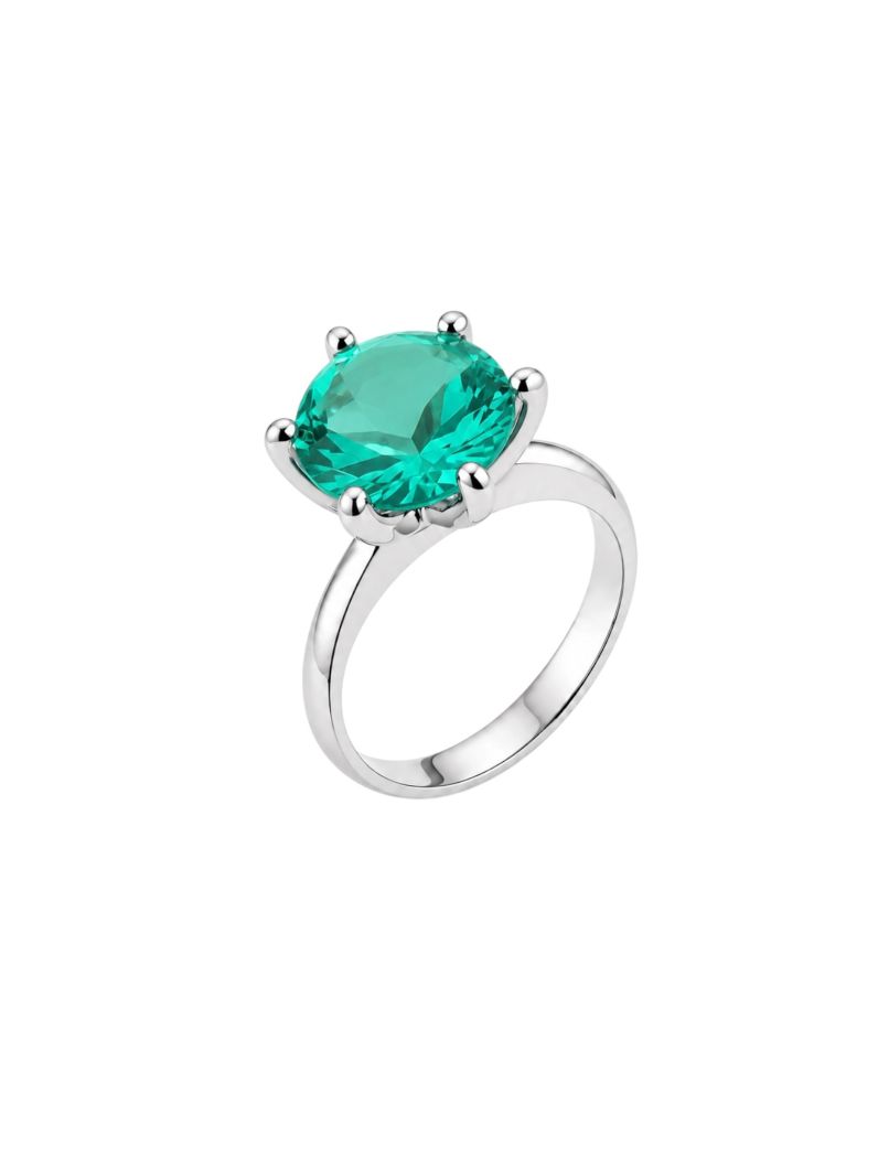 Anel Zircônia Virginia Banhados no Ouro e no Diamante - 12mm