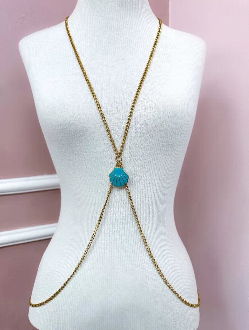 Body chain com concha