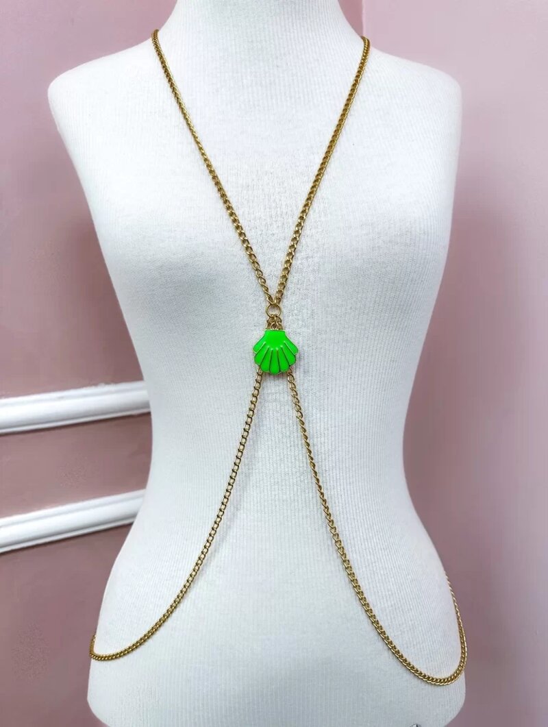Body chain com concha