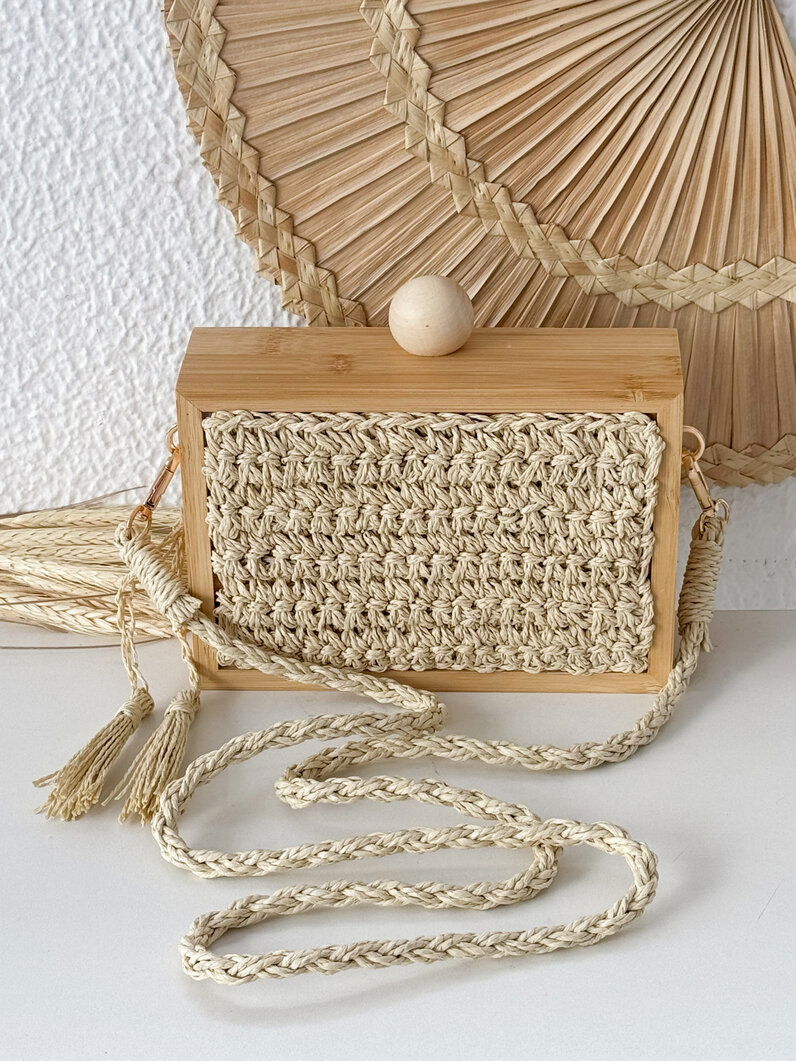 Bolsa Quadrada - Bege