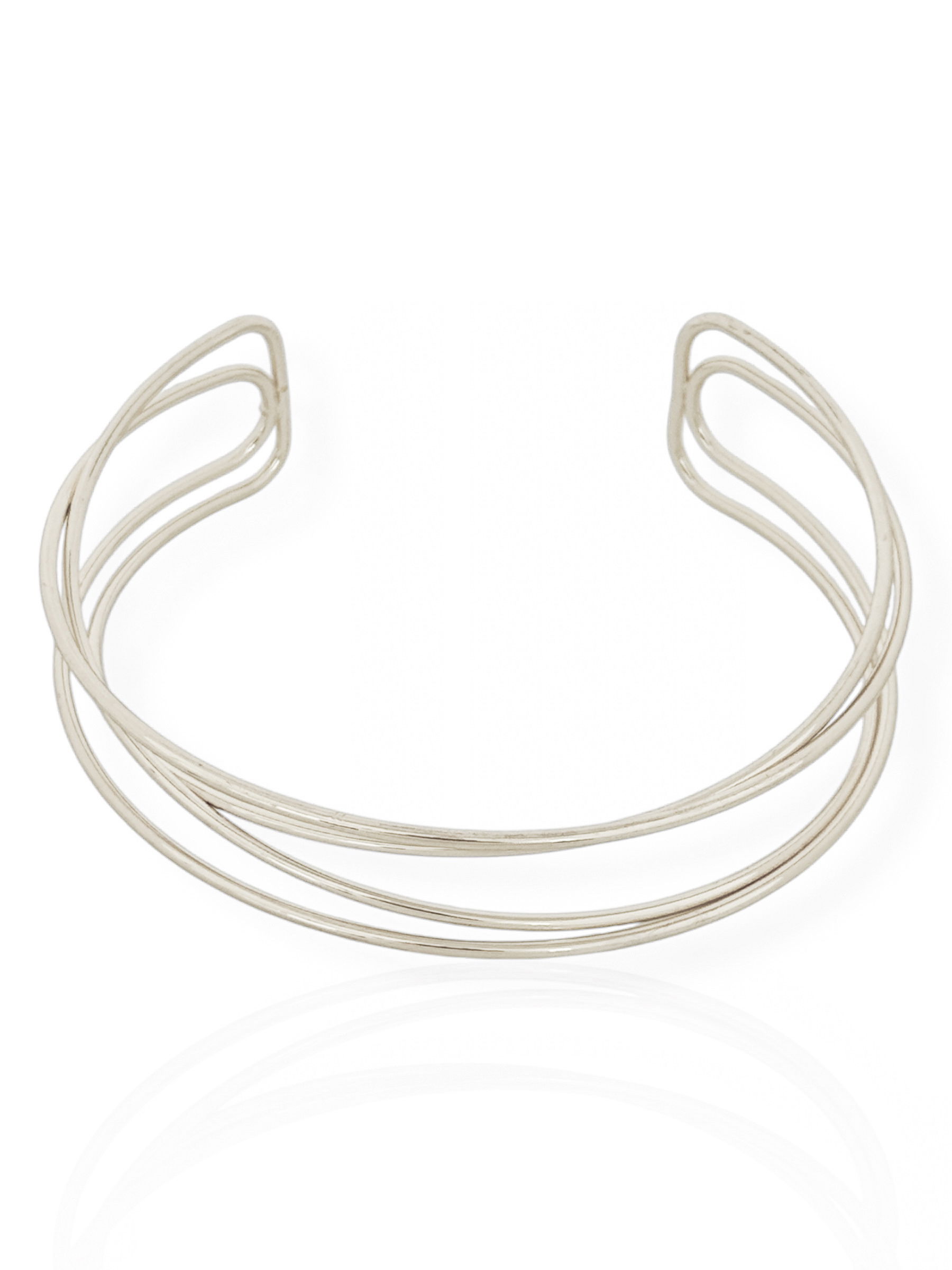 Bracelete Antebraço Folheado a Ouro 18k e Prata Fios