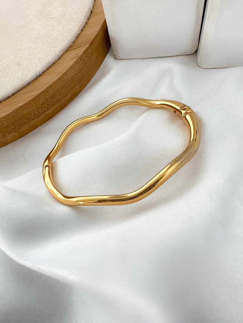 Bracelete Semi Joia Ondulado