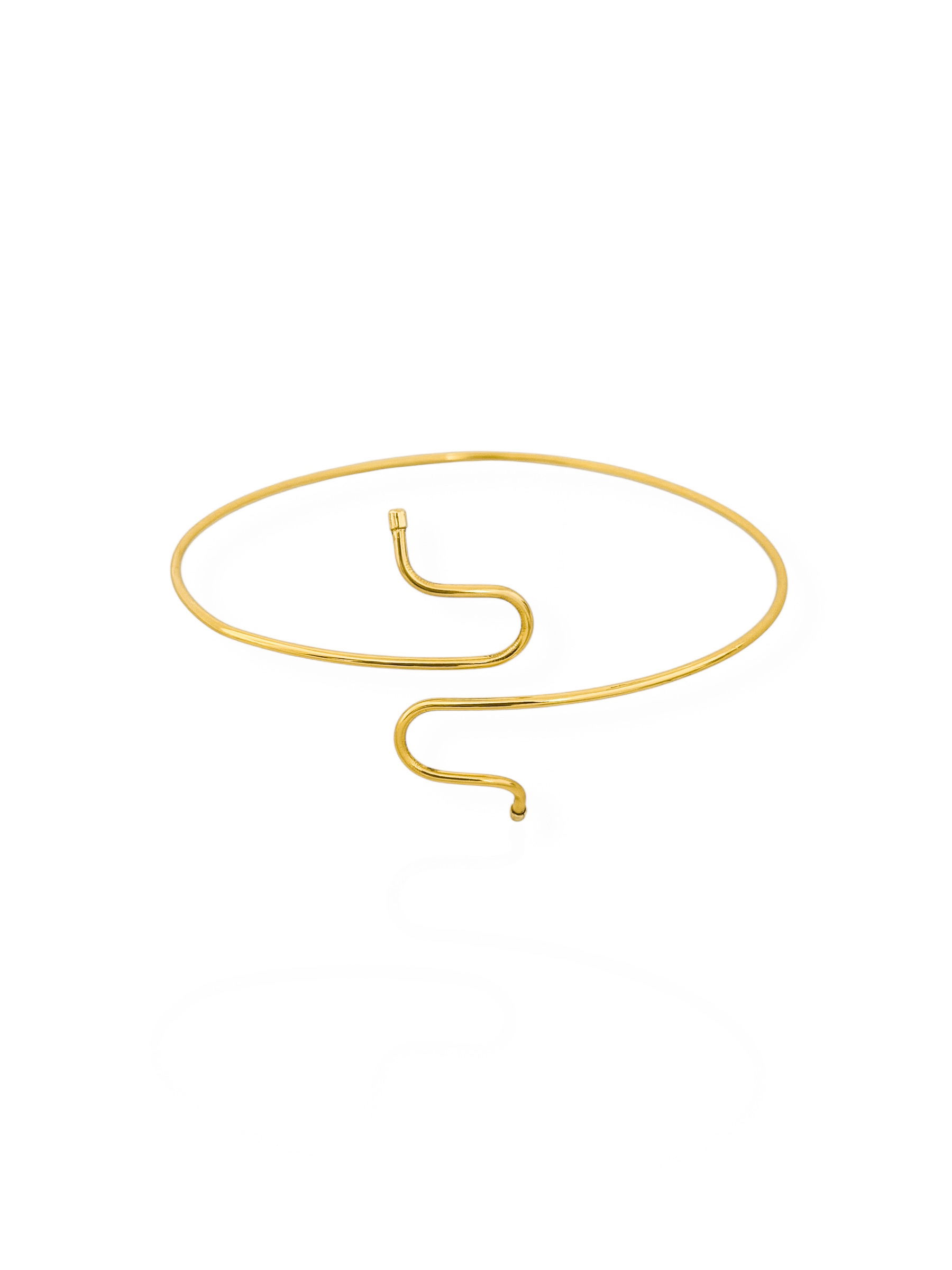 Bracelete Biceps Folheado Curve