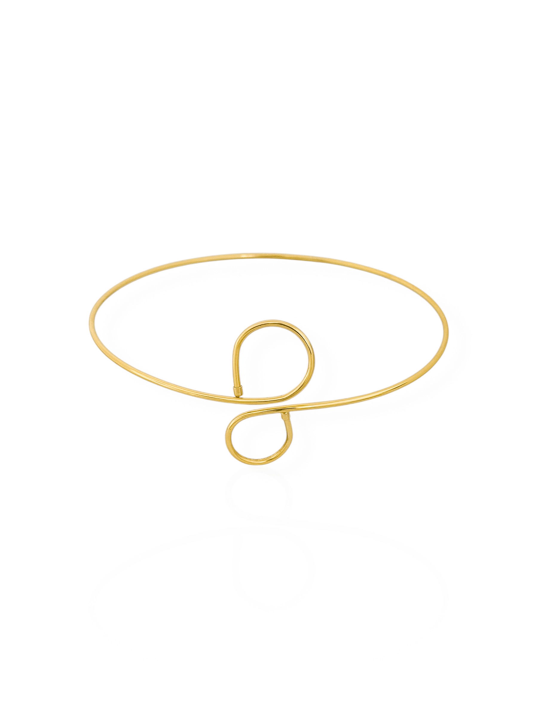 Bracelete de Bíceps Folheado a Ouro 18k e Prata Aro Design Organico