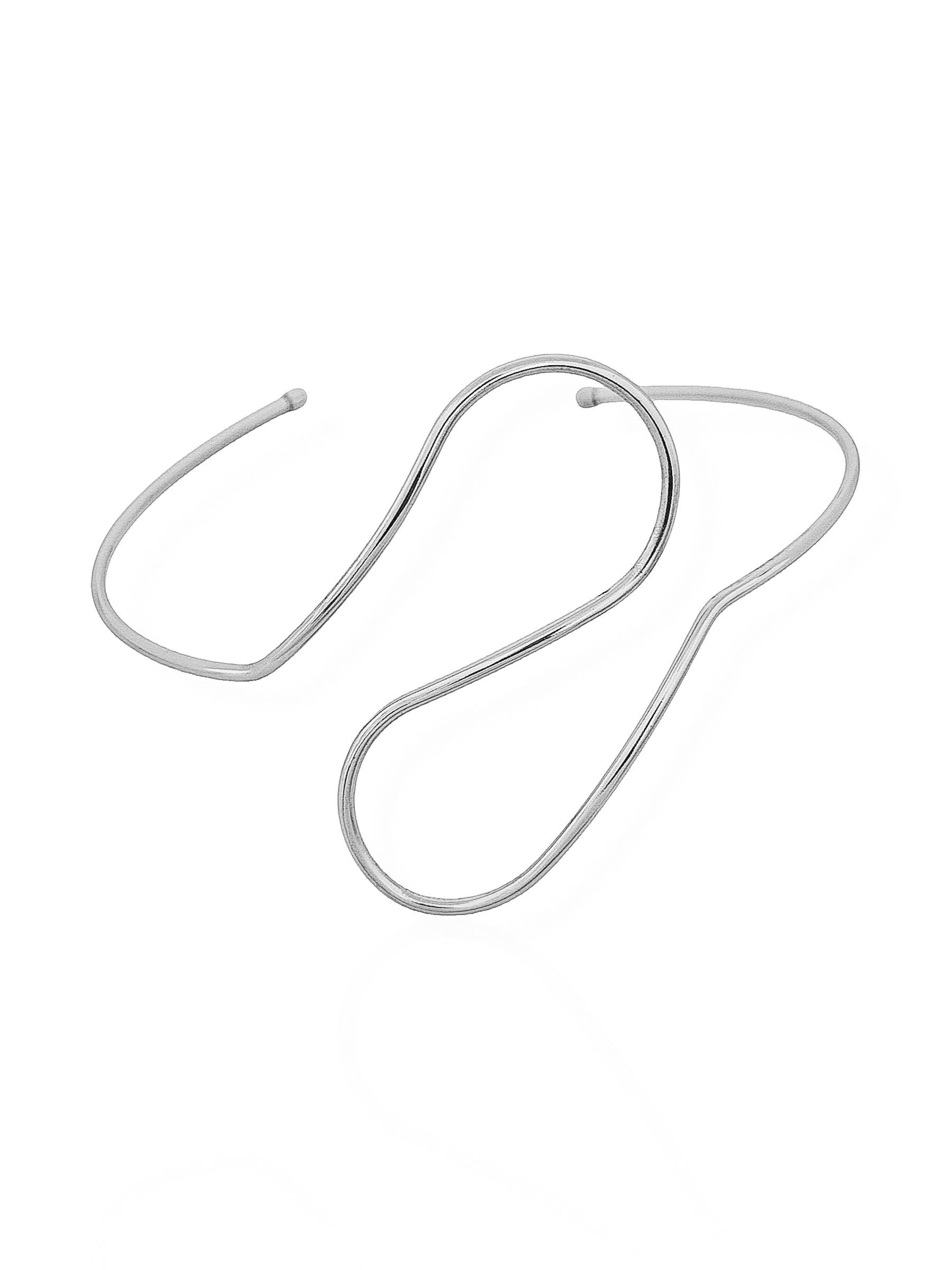 Bracelete de Bíceps Folheado a Ouro 18k e Prata Ondulado