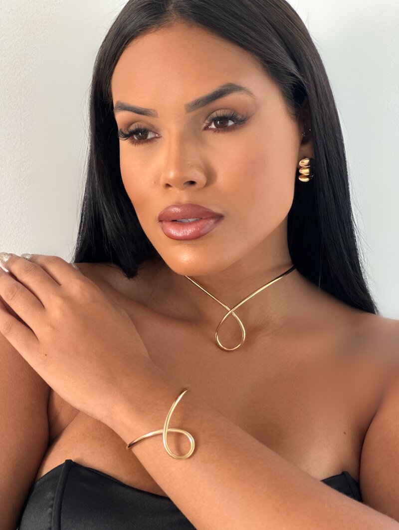 Bracelete Folheado a Ouro 18k Aro Diana