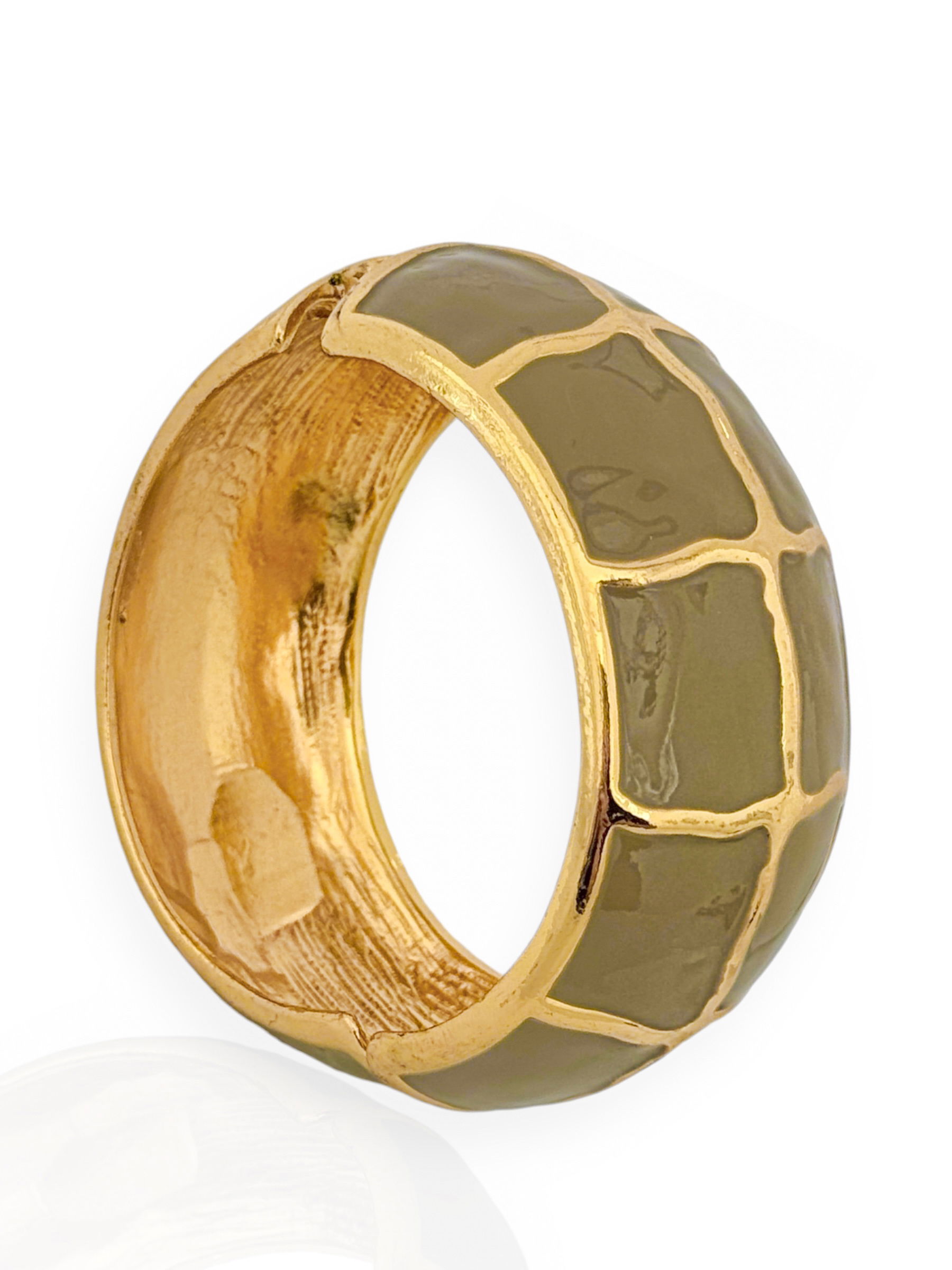 Bracelete Folheado a Ouro 18k Com Resina