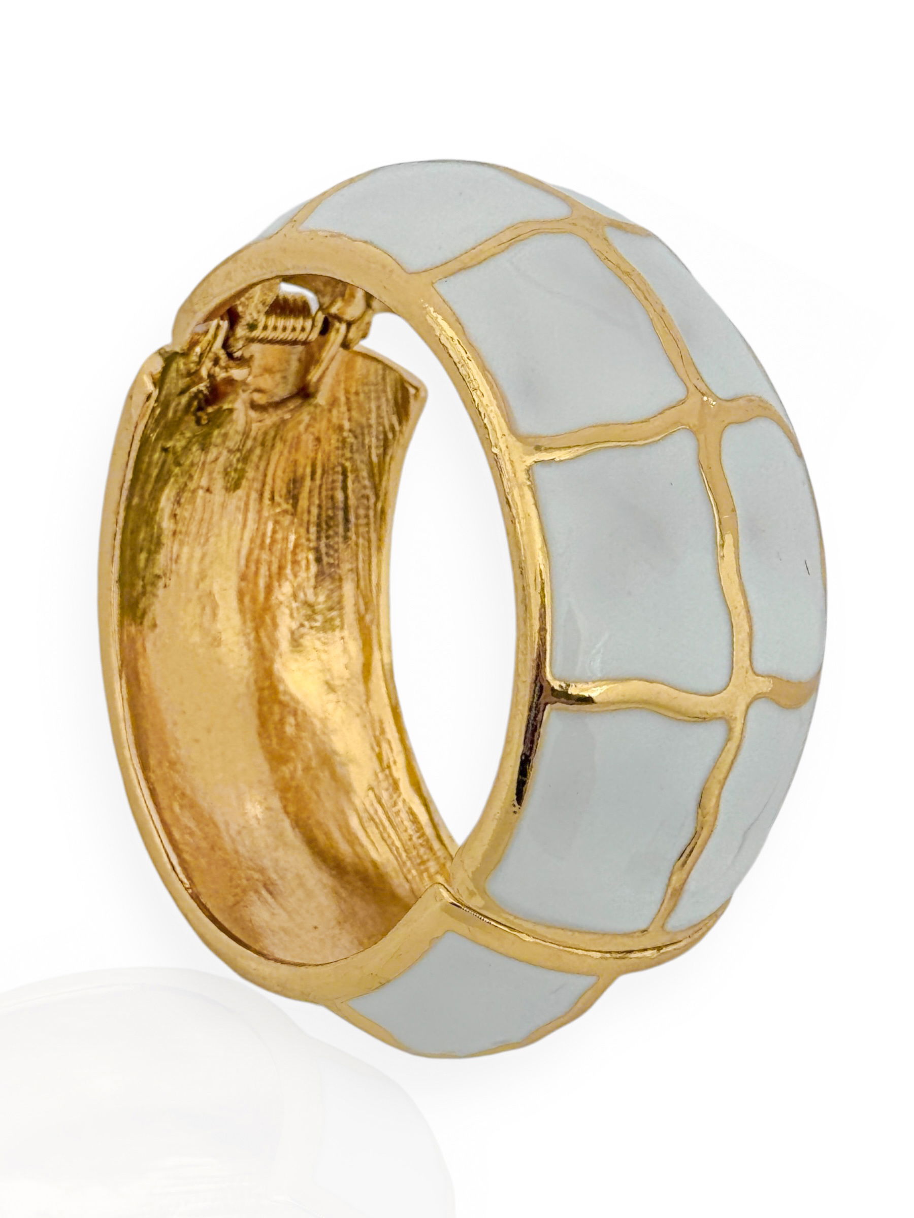 Bracelete Folheado a Ouro 18k Com Resina