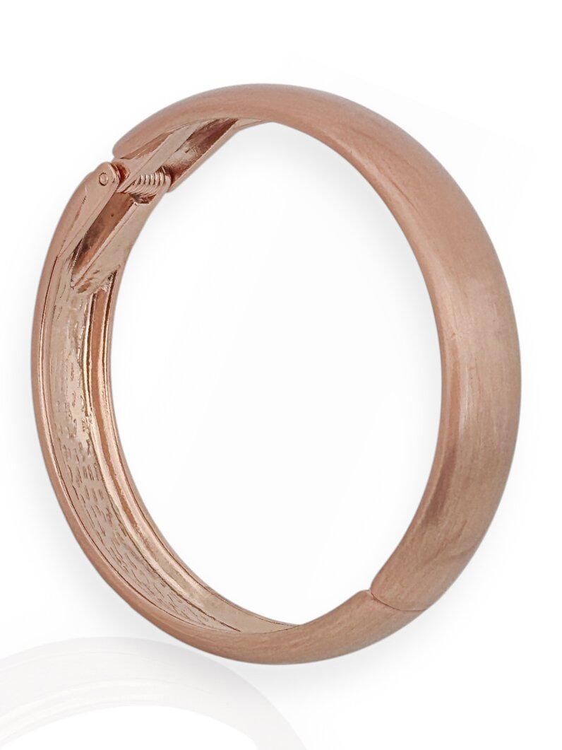 Bracelete Folheado a Ouro 18K e Prata 925 Design Liso Jateado