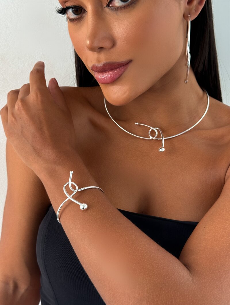 Bracelete Folheado a Ouro 18K e Prata 925 Luara