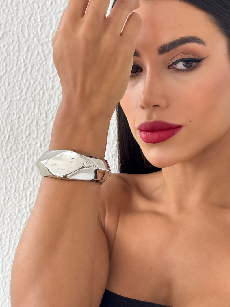 Bracelete Folheado a Ouro 18K e Prata Angélica