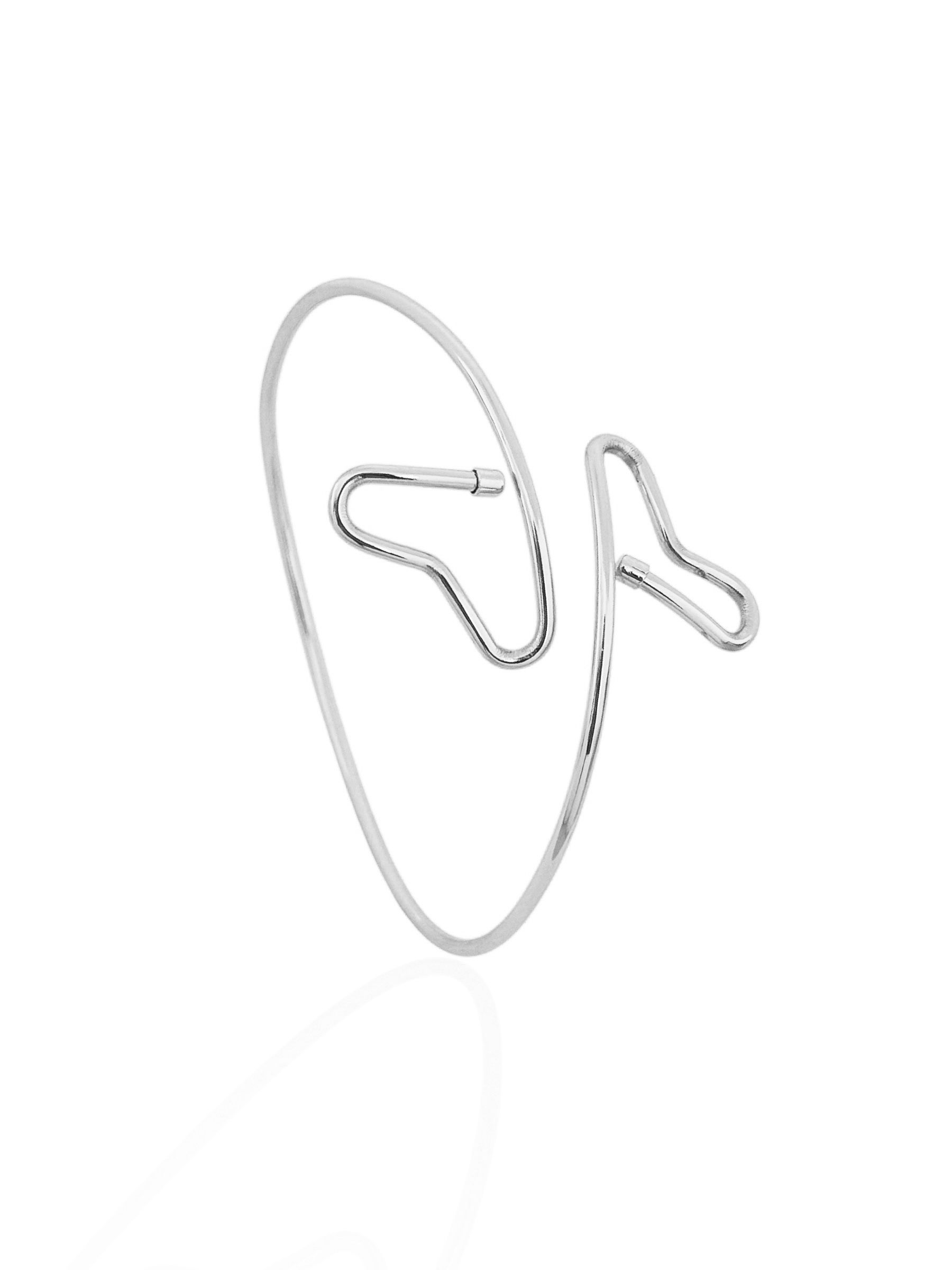 Bracelete Folheado a Ouro 18k e Prata Aro Coração