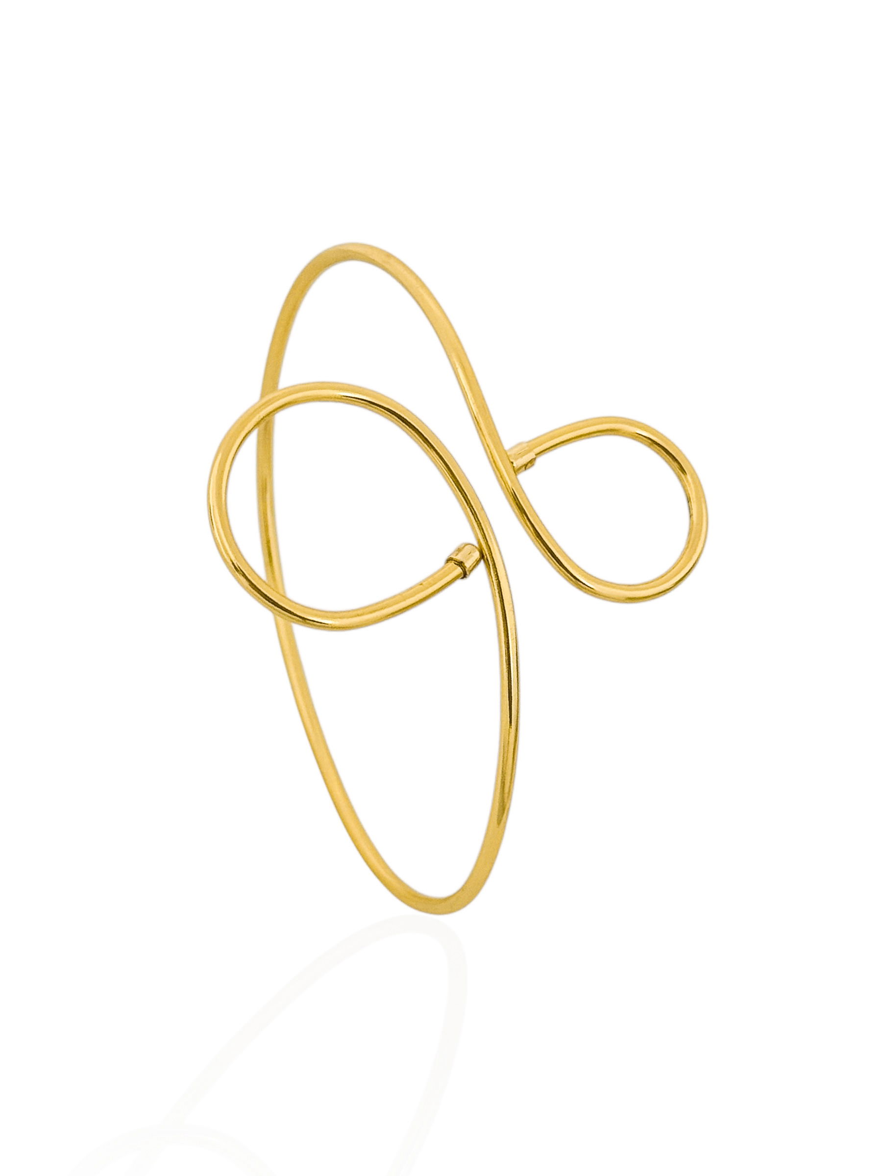 Bracelete Folheado a Ouro 18k e Prata Aro Design Organico