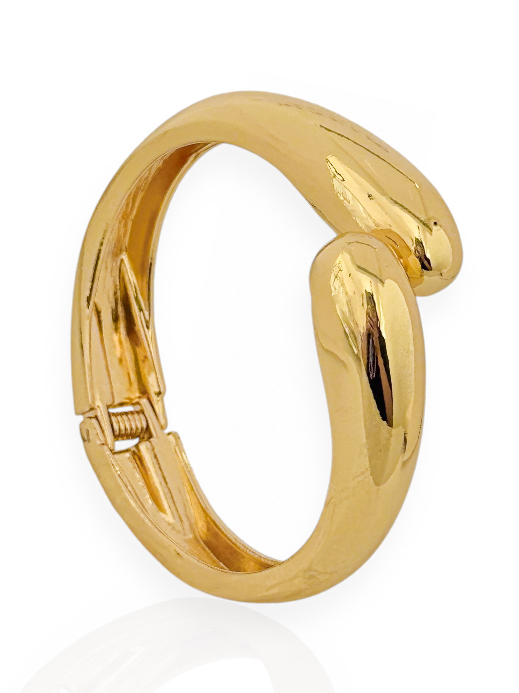 Bracelete Folheado a Ouro 18k e Prata Aro Gota Mix Banho