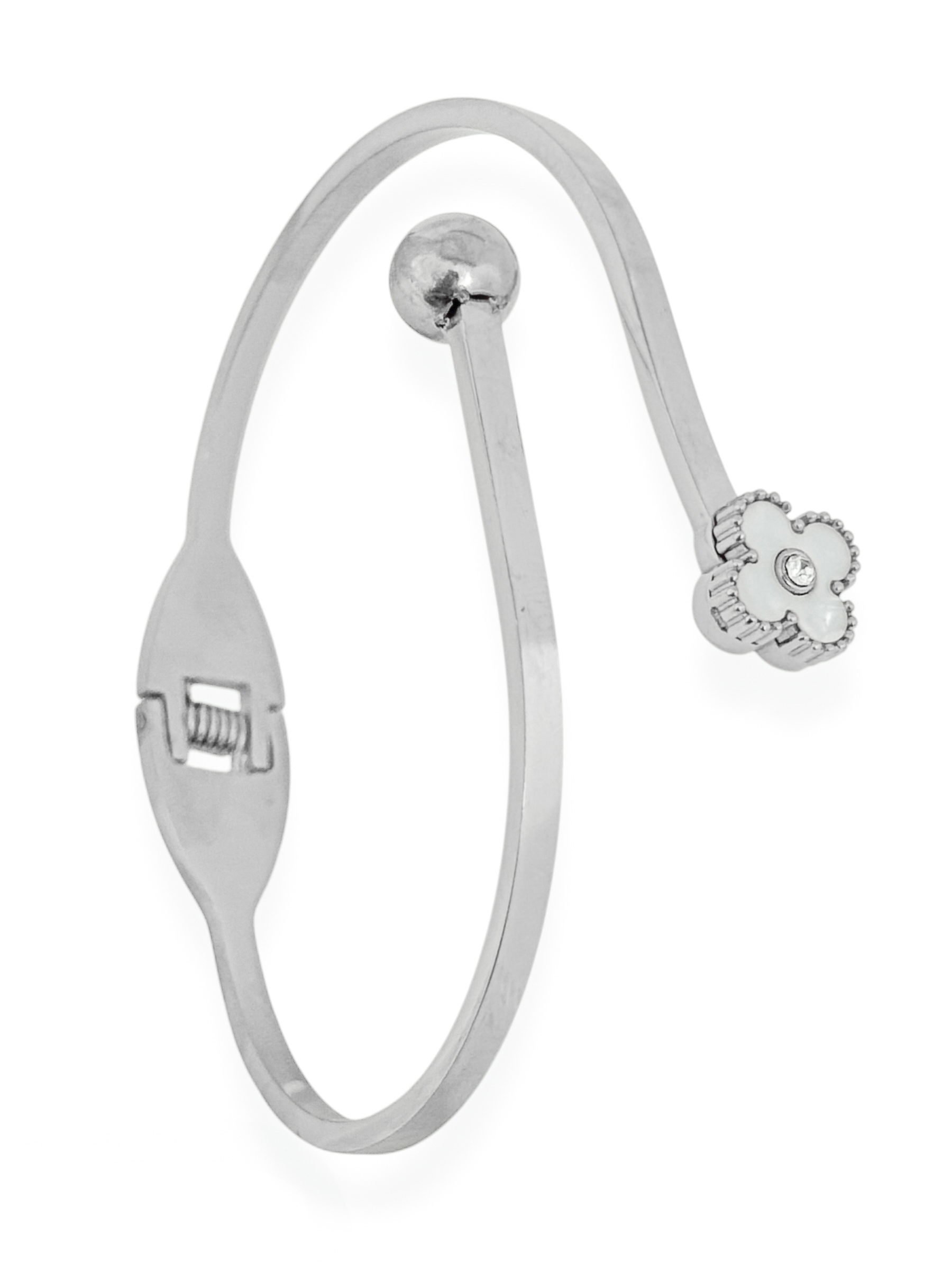 Bracelete Folheado a Ouro 18k e Prata Aro Inspiração Virginia e Esfera