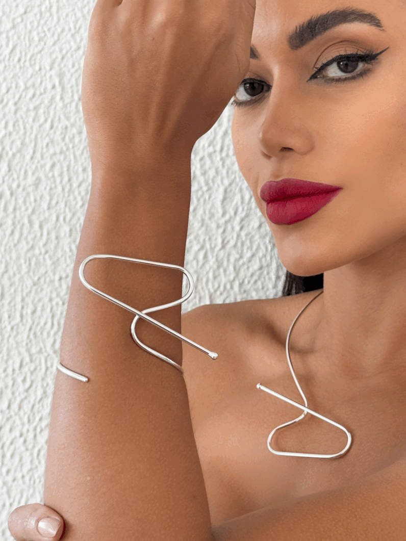 Bracelete Folheado a Ouro 18k e Prata Aro Merida