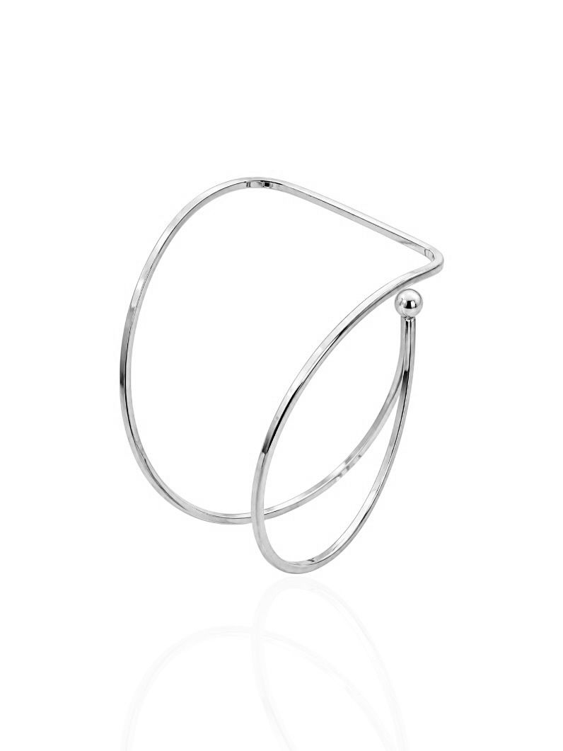 Bracelete Folheado a Ouro 18k e Prata Aro Minimalista