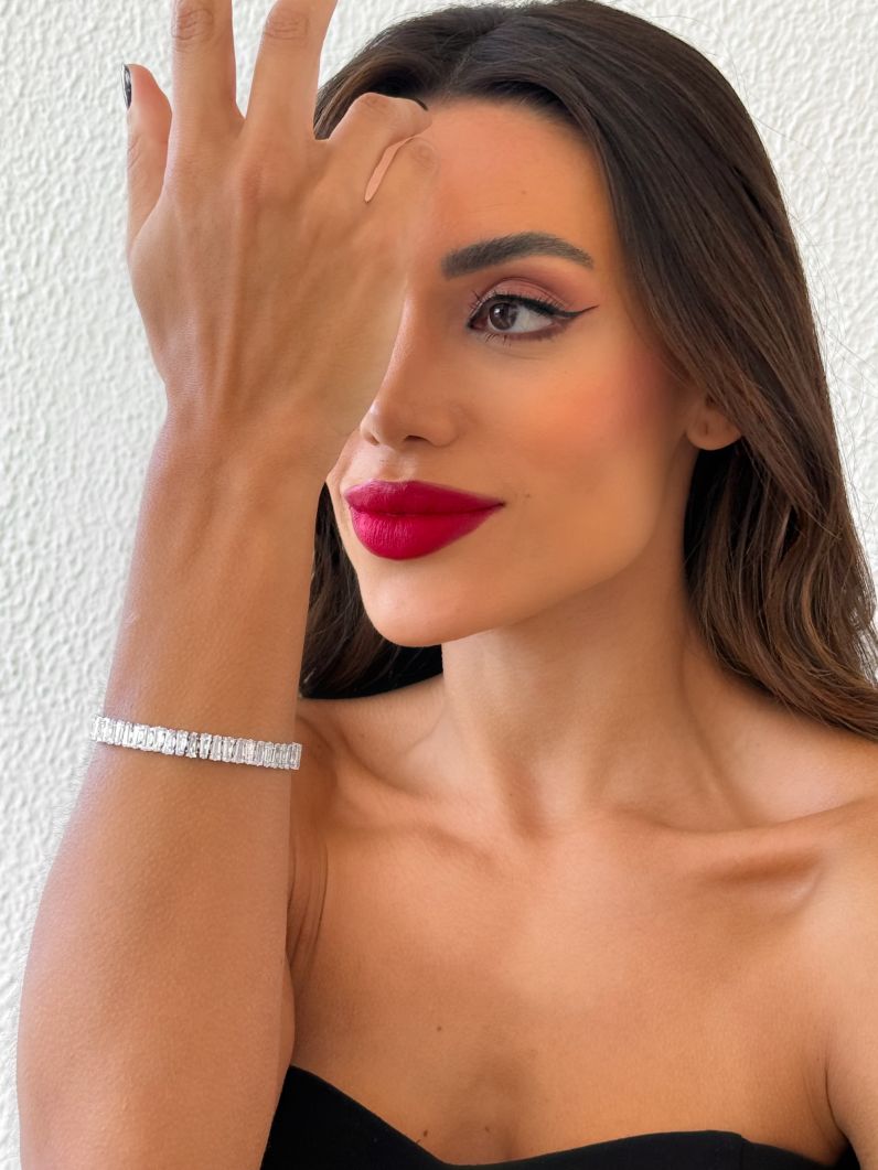 Bracelete Folheado a Ouro 18k e Prata Aro Navete
