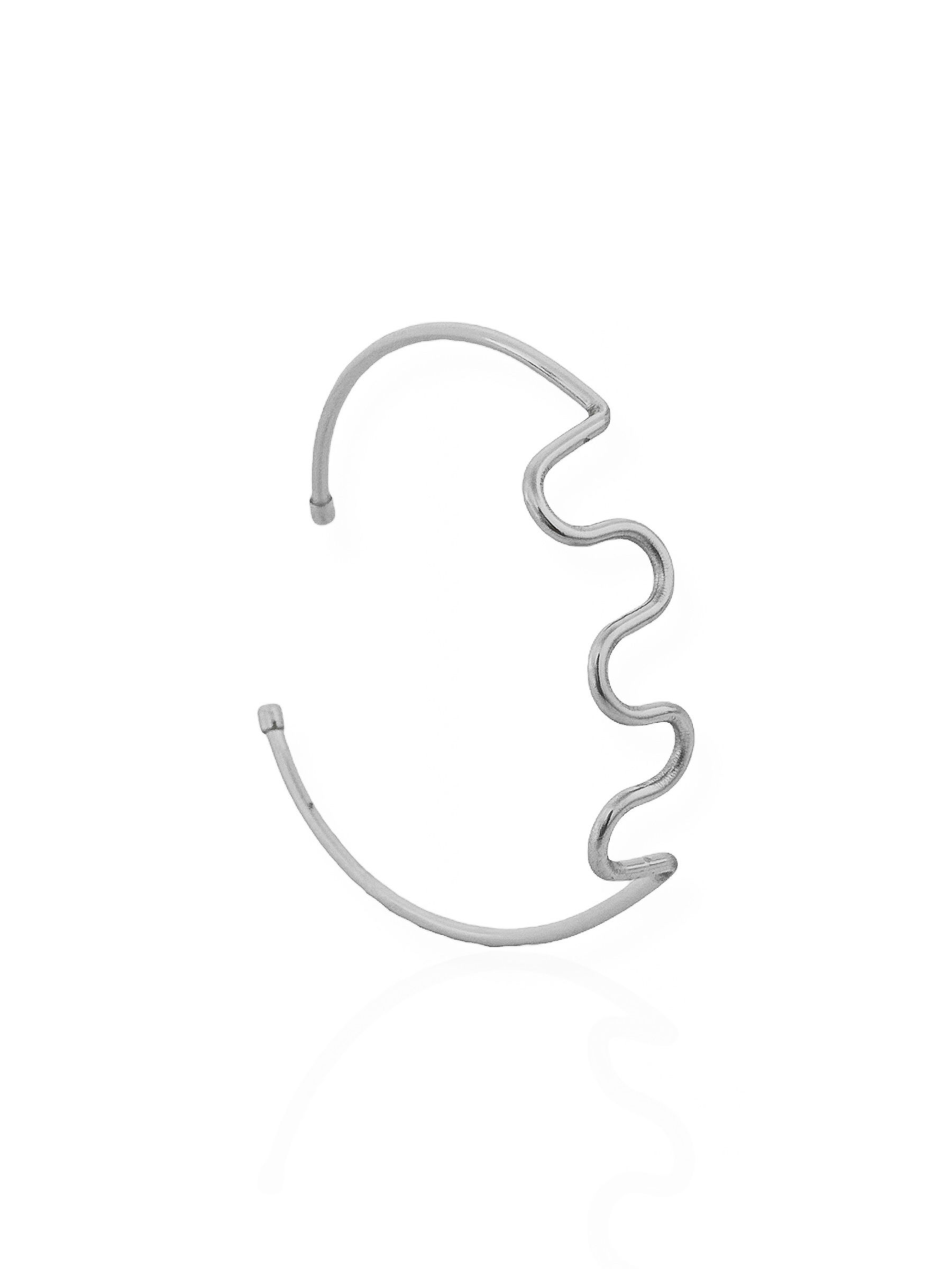 Bracelete Folheado a Ouro 18k e Prata Aro Ondulado