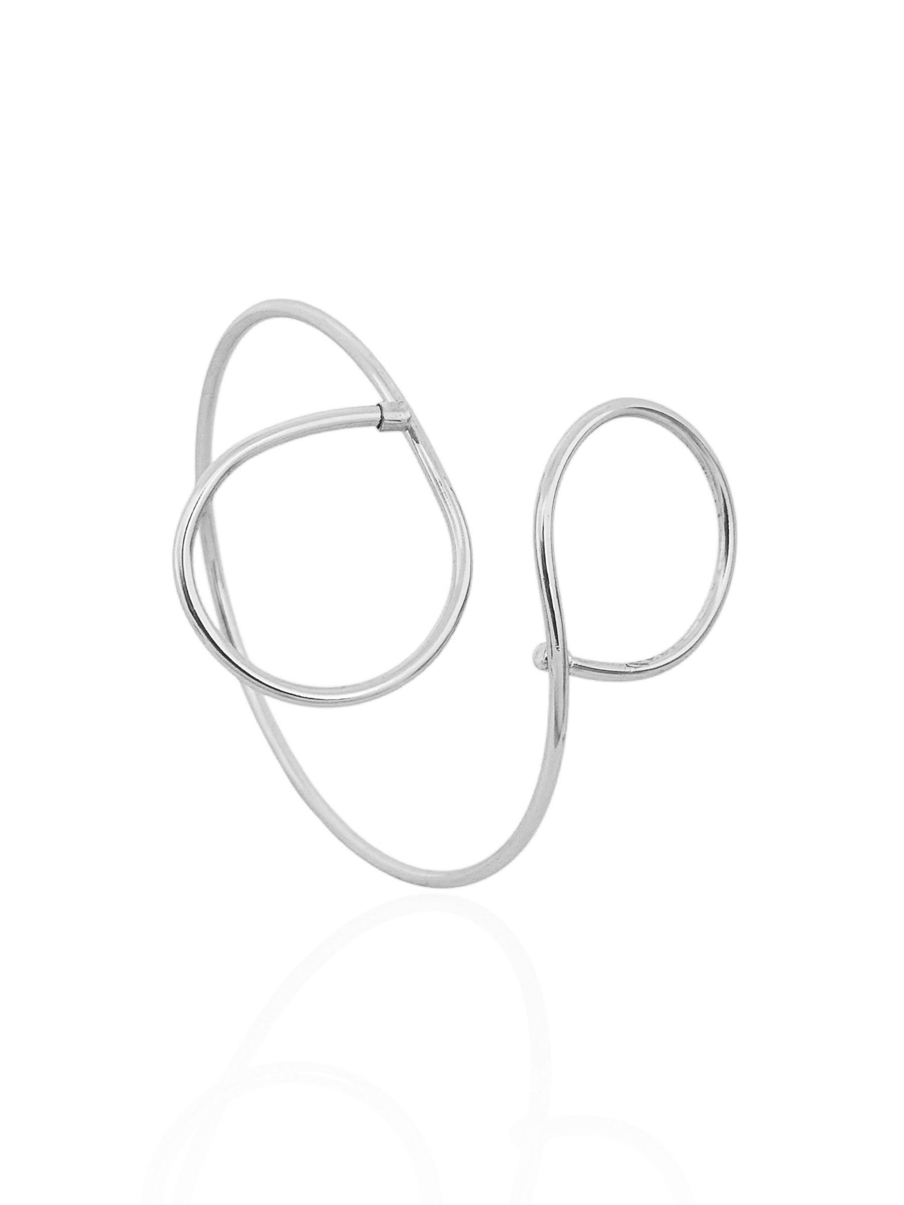 Bracelete Folheado a Ouro 18k e Prata Aro Redondo