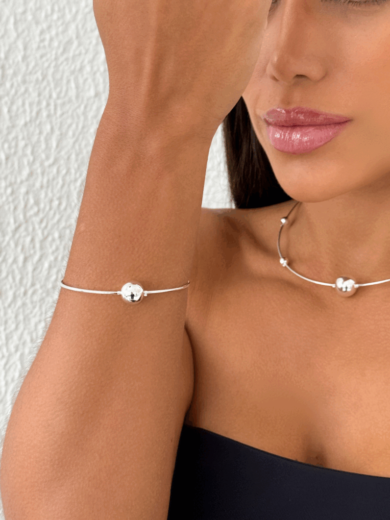 Bracelete Folheado a Ouro 18k e Prata Aro Anastácia