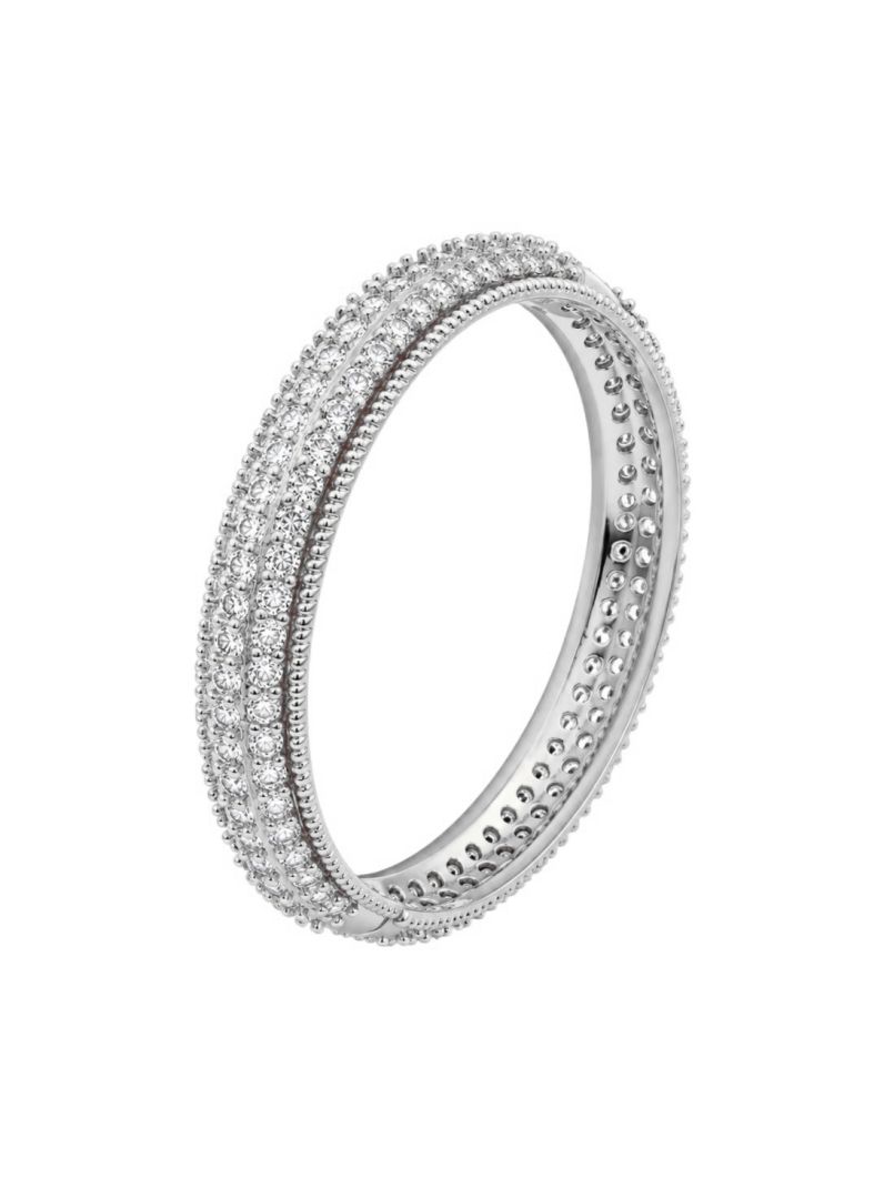 Bracelete Folheado a Ouro 18k e Prata Cravejado