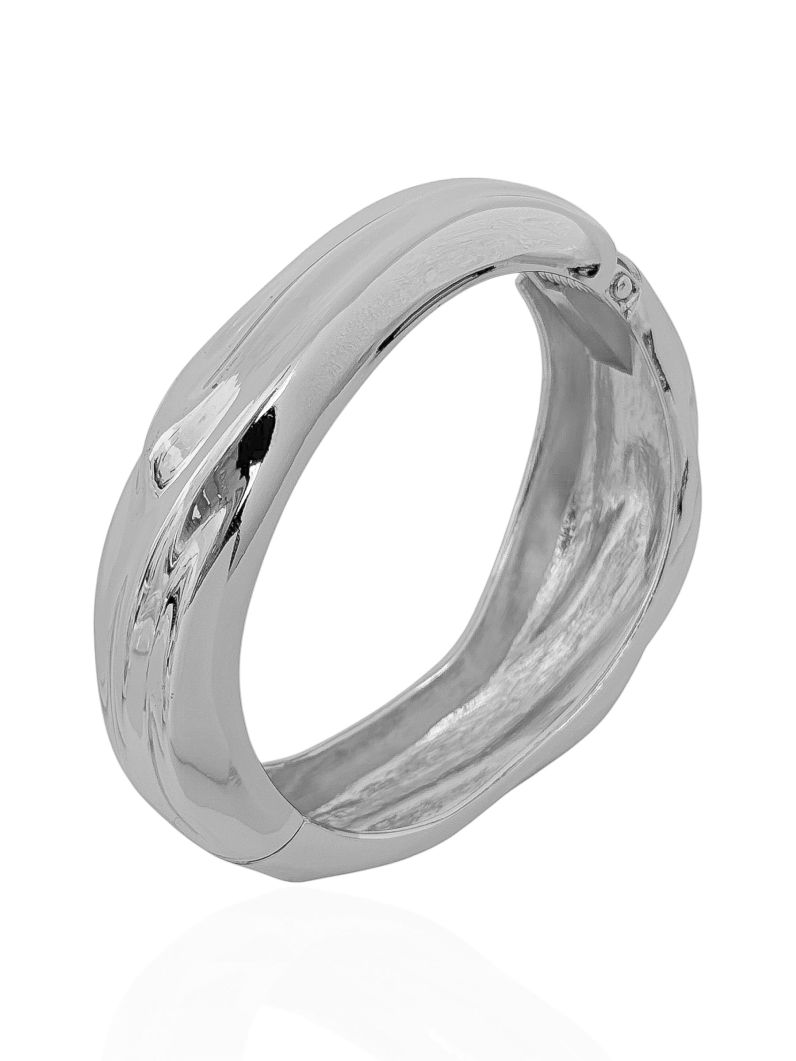 Bracelete Folheado a Ouro 18k e Prata Design Desenhado