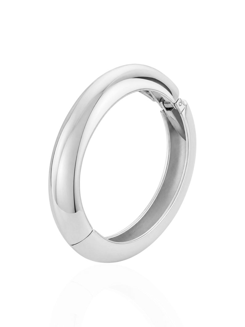 Bracelete Folheado a Ouro 18k e Prata Design Liso