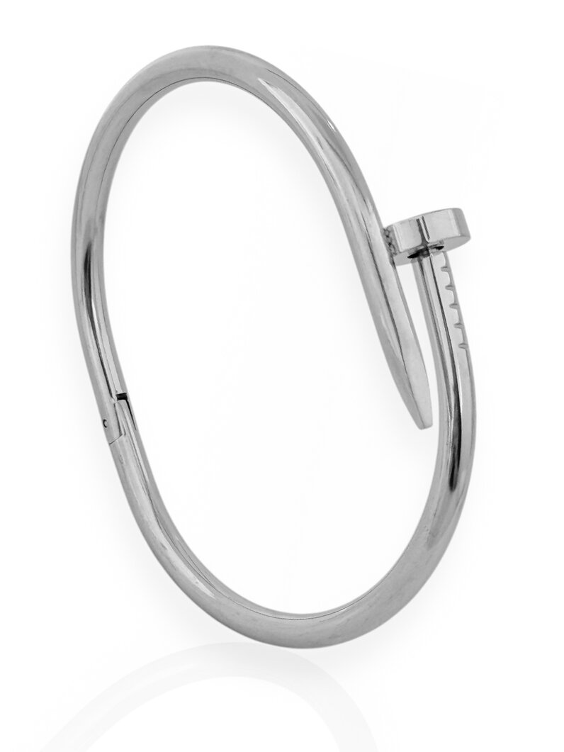 Bracelete Folheado a Ouro 18k e Prata Design Prego