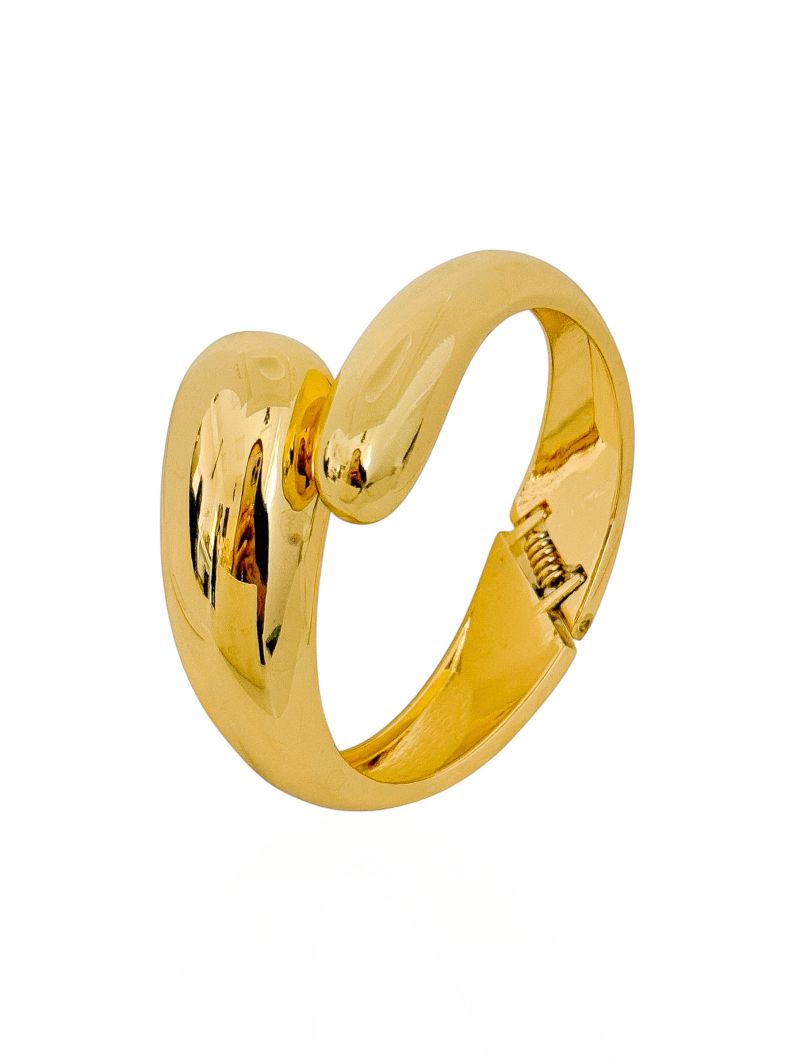 Bracelete Folheado a Ouro 18k e Prata Duo Gota G