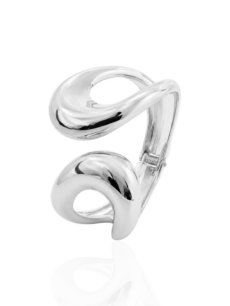 Bracelete Folheado a Ouro 18k e Prata Duo Gota Vazada