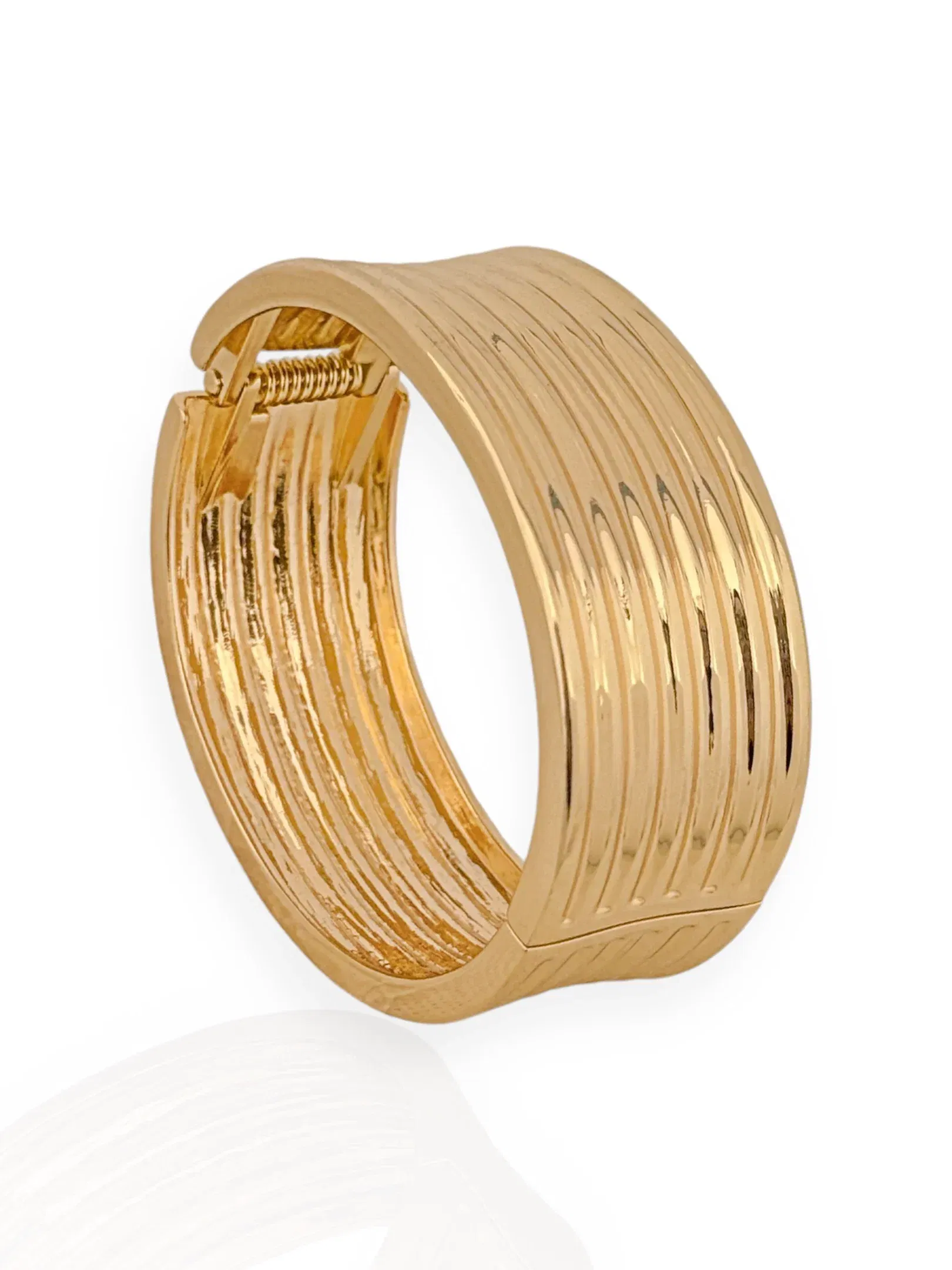 Bracelete Folheado a Ouro 18k e Prata Estonado