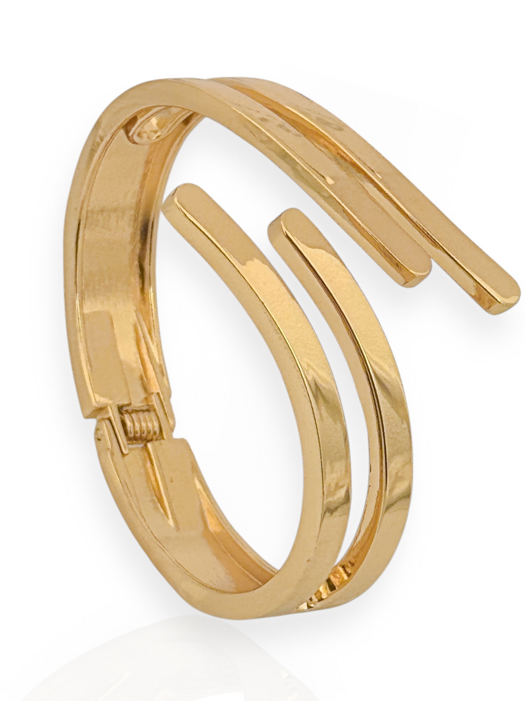 Bracelete Folheado a Ouro 18K e Prata Fios