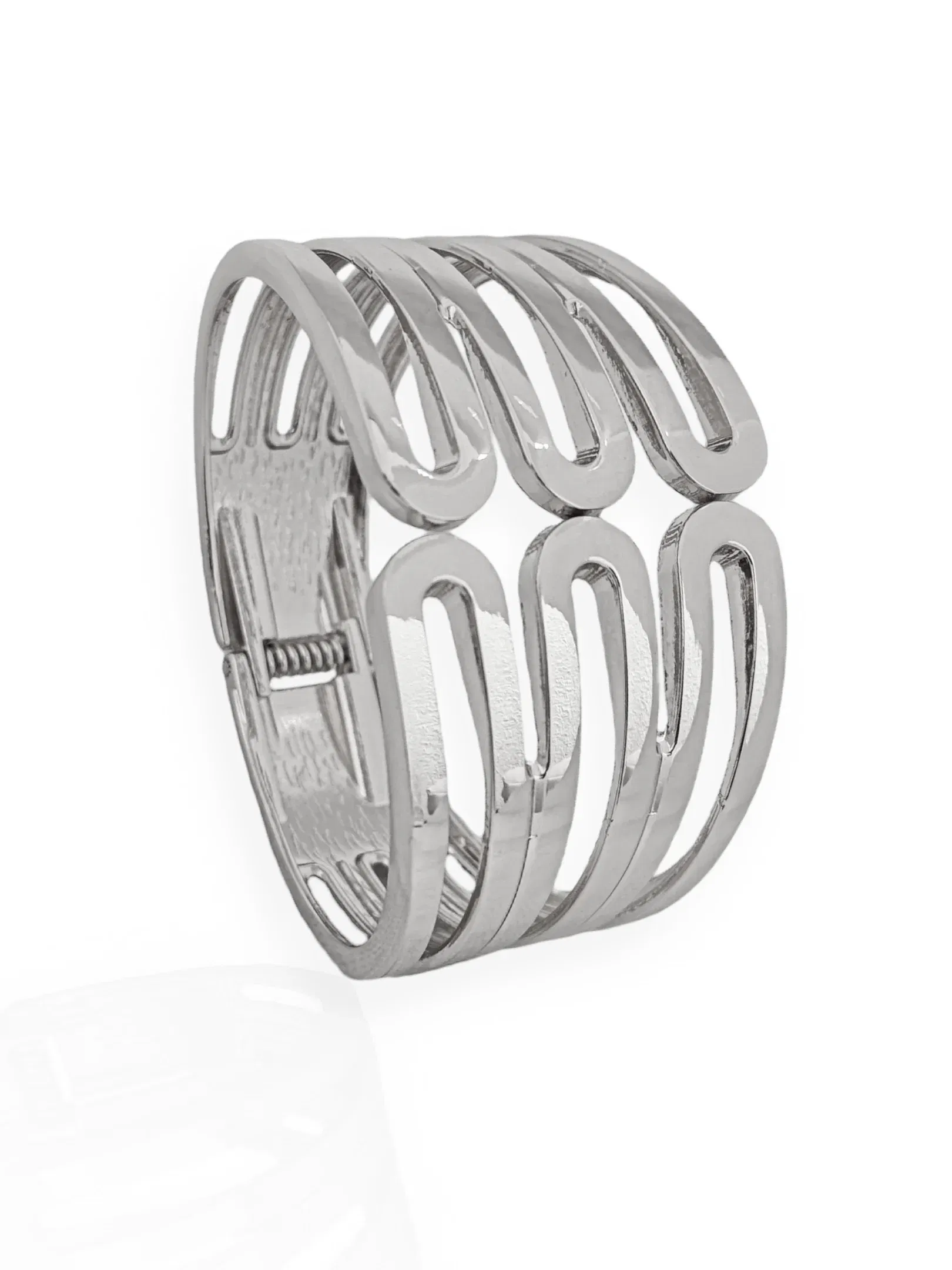 Bracelete Folheado a Ouro 18k e Prata Fios Vazados