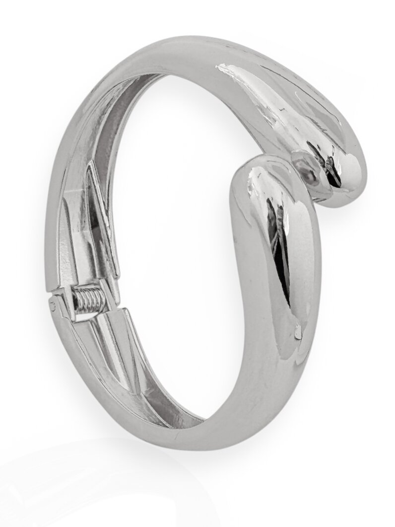 Bracelete Folheado a Ouro 18k e Prata Gota dupla