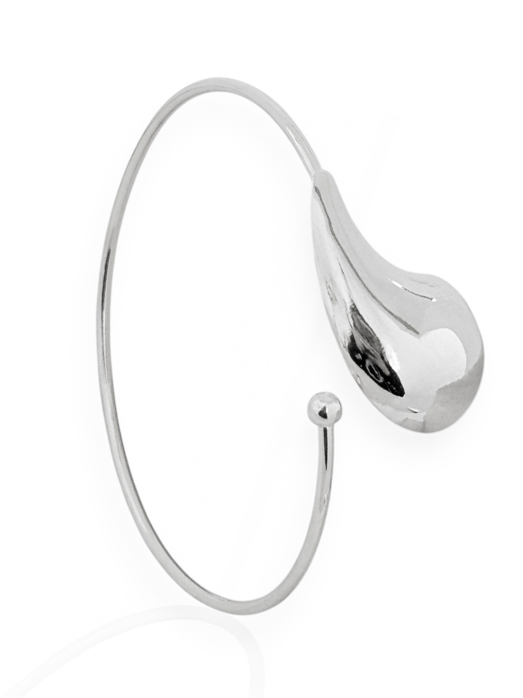 Bracelete Folheado a Ouro 18k e Prata Gota virgula