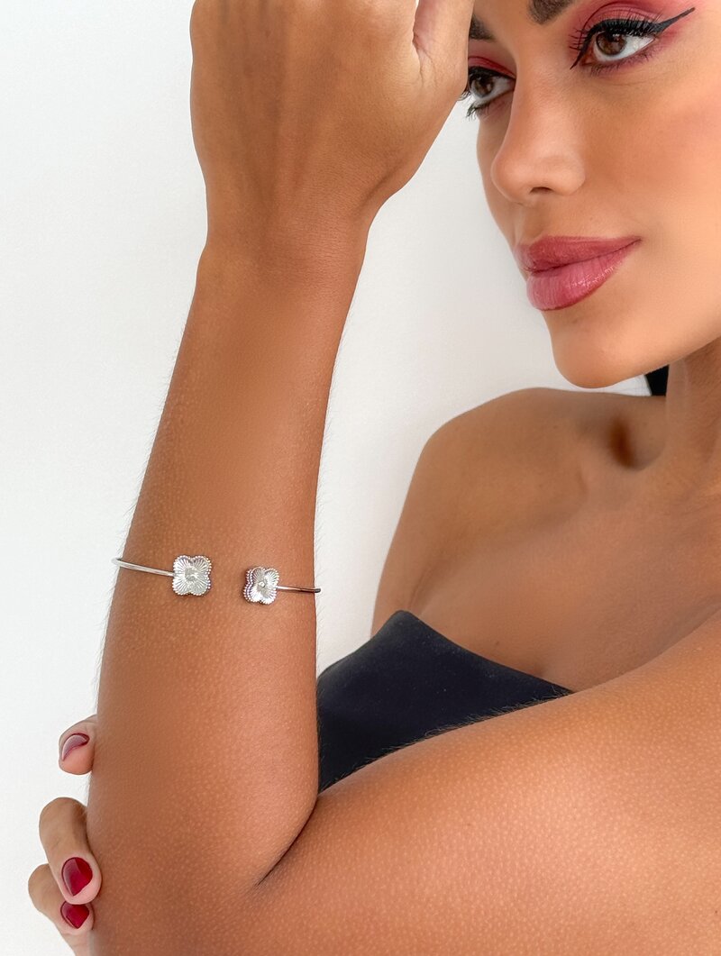 Bracelete Folheado a Ouro 18k e Prata Inspiração Joalheria 'Virgínia'