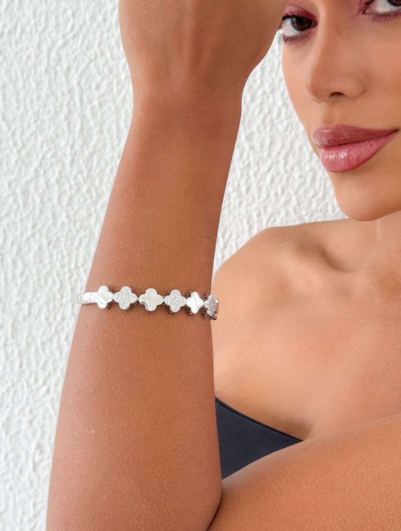 Bracelete Folheado a Ouro 18k e Prata Inspiração Joalheria 'Virginia'