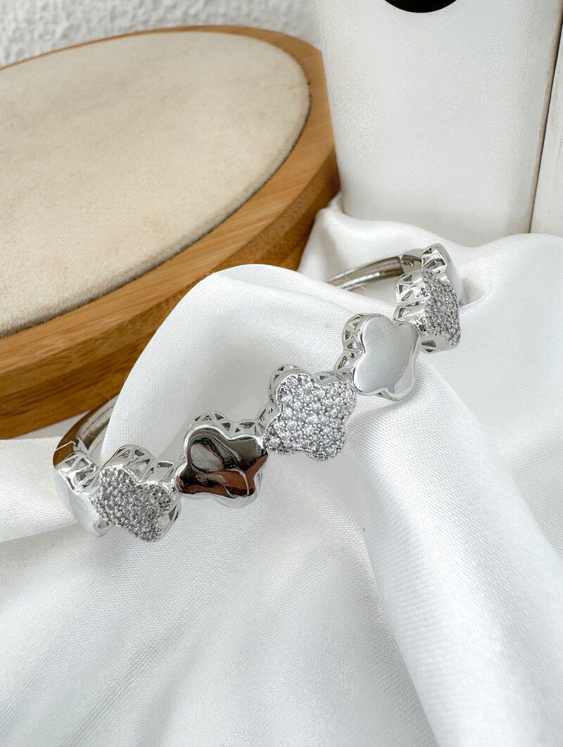 Bracelete Folheado a Ouro 18k e Prata Inspiração Joalheria 'Virginia'