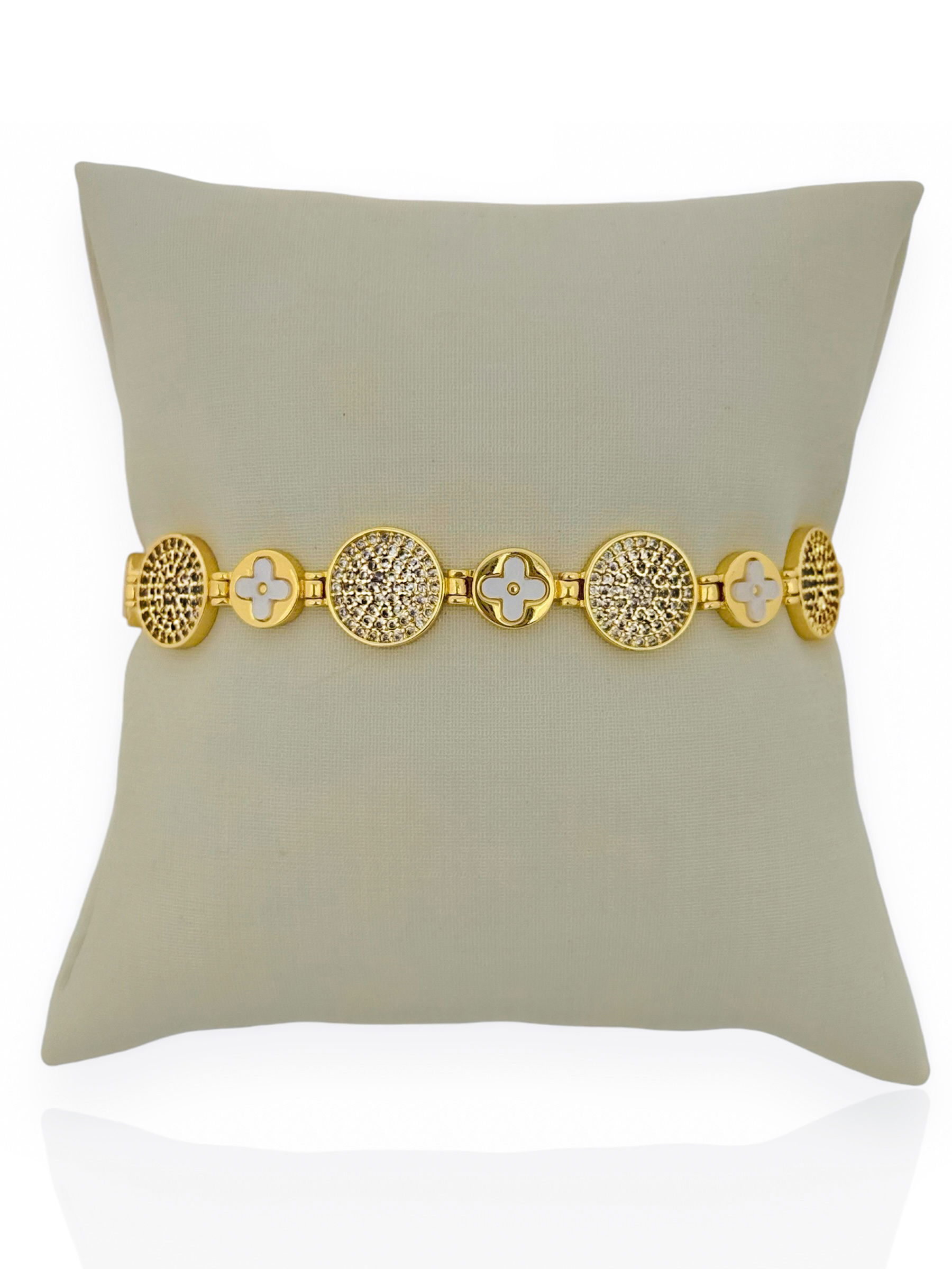 Pulseira Folheado a Ouro 18k e Prata Inspiração Virginia