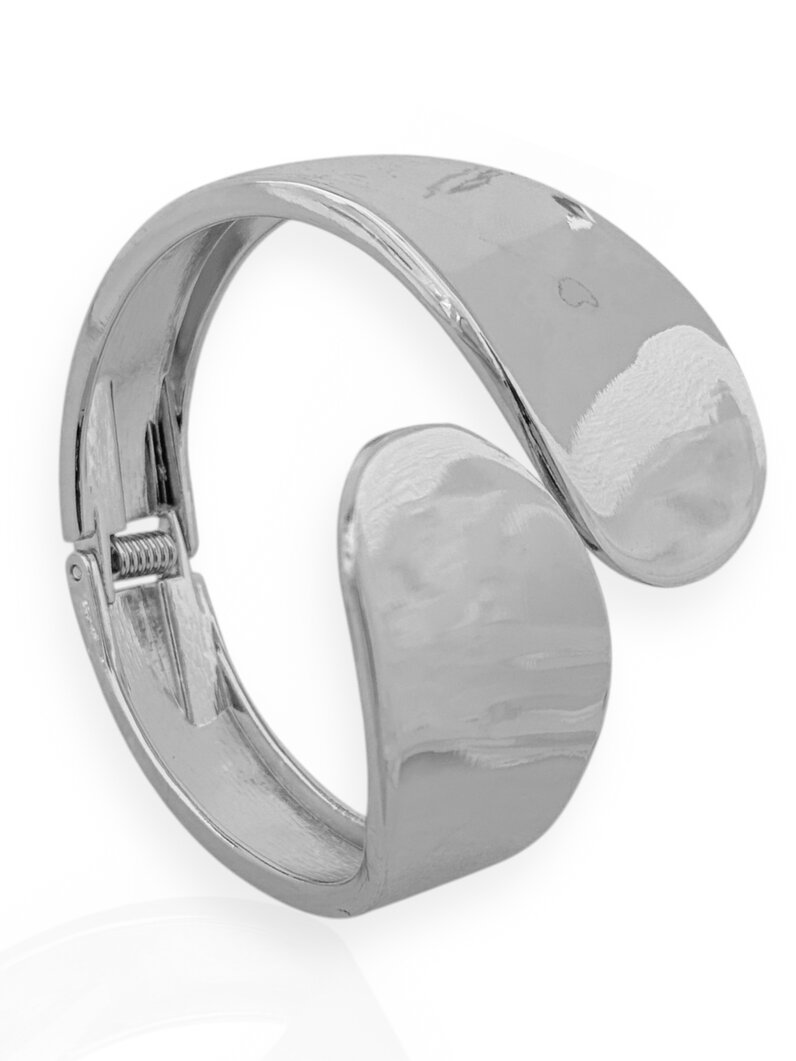 Bracelete Folheado a Ouro 18k e Prata Liso